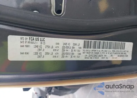 2016 Dodge Journey Crossroad Plus z USA, uszkodzony, nr VIN 3C4PDCGB0GT106974